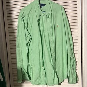 Ralph Lauren Mint Green Collared Shirt